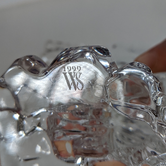 1999 Waterford Crystal Pegasus Legends and Lores 7 inch sculpture with wood base - Picture 14 of 14